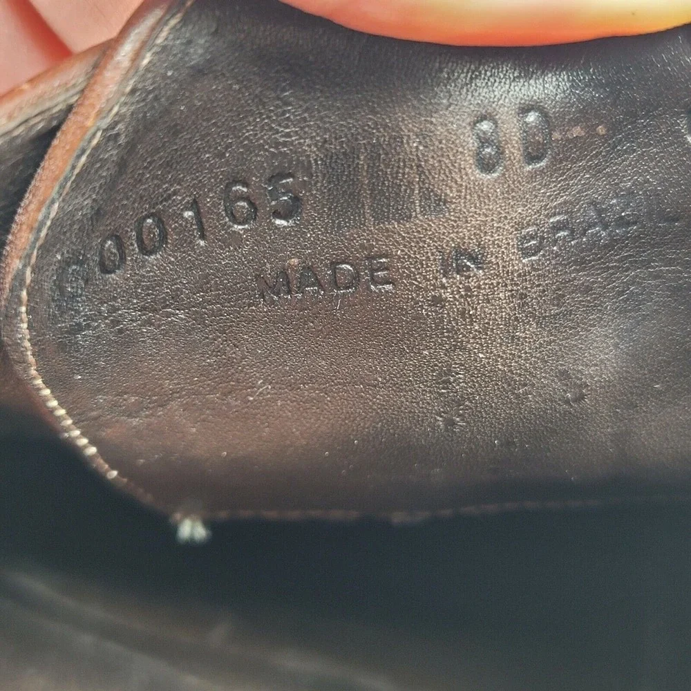 Cole Haan Country Derby‎ Dress Shoes Mens 8 D Brown Leather Lace Up G00165